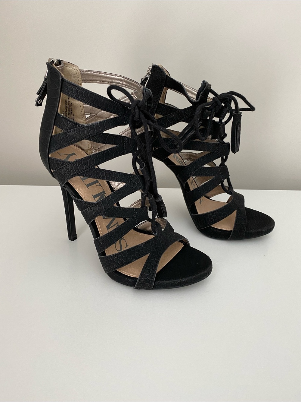 Women cage heels